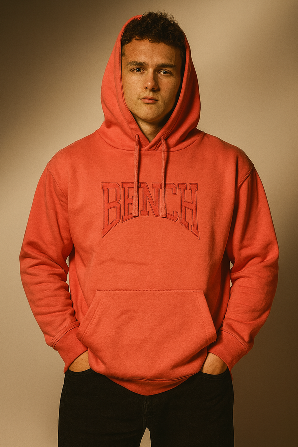Coral BENCH Pullover Hoodie