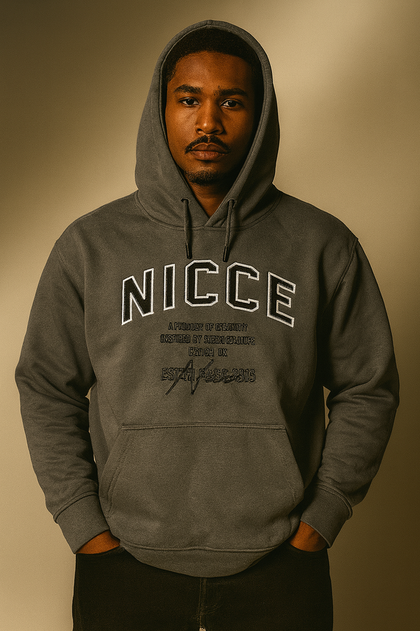 Charcoal NICCE Graphic Hoodie