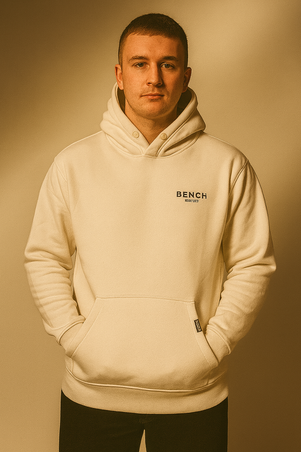 Cream BENCH Pull-over Hoodie