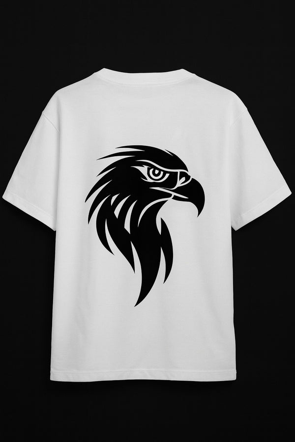 Bold Eagle Head Graphic T-Shirt